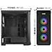 Case Pc Gamer Darkwitcher Argb Mid-tower Atx - Pannello Frontale Metallo Mesh E Pannello Laterale In Vetro Temperato - 4 Ventole 5 Volt Pwm Led Rgb Direzionabili 120 Millimetri - Foto miniatura 2