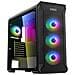 Case Pc Gamer Darkwitcher Argb Mid-tower Atx - Pannello Frontale Metallo Mesh E Pannello Laterale In Vetro Temperato - 4 Ventole 5 Volt Pwm Led Rgb Direzionabili 120 Millimetri - Foto miniatura 1