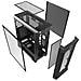 Case Pc Gamer Darkwitcher Argb Mid-tower Atx - Pannello Frontale Metallo Mesh E Pannello Laterale In Vetro Temperato - 4 Ventole 5 Volt Pwm Led Rgb Direzionabili 120 Millimetri - Foto miniatura 3