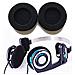 6pcs 2 Pads Ear 50mm Gomma Piuma Della Spugna Dei Rilievi Cuscini Per Koss Porta Pro Pp Px100 Px80 Pc131 Px200 Per Sony Sennheiser Philips Akg Cuffie - Foto miniatura 4