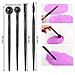 19pack Del Polimero Tools Con Riutilizzabili Pouch 9pcs Sfera Dello Stilo Che Punteggia Strumenti 5pcs Colori Shapers 4pcs Strumenti Di Ceramica Di Plastica Per La Modellazione Sculpting Shaping Goffratura A Secco - Foto miniatura 4