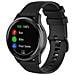 Bracciale Compatibile Con Garmin Vivoactive 3/move/forerunner (20 Mm) Tpu Nero - Foto miniatura 3