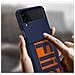 Custodia Silicone Cover Con Cinturino Ef-gf711tnegww Per Galaxy Z Flip 3 2021 Sm-f711 Blu - Foto miniatura 6