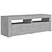 Mobile Porta TV con Luci LED Grigio Cemento 120x35x40 cm - Foto miniatura 2