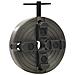 Mandrino Legno A 4 Griffe Connessione Acciaio Nero M33 150x63mm - Foto miniatura 1