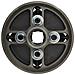 Mandrino Legno A 4 Griffe Connessione Acciaio Nero M33 150x63mm - Foto miniatura 4