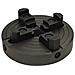 Mandrino Legno A 4 Griffe Connessione Acciaio Nero M33 150x63mm - Foto miniatura 5