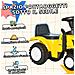 Trattore Per Bambini Cavalcabile Con Rimorchio, Rastrello E Pala 12-36 Mesi - Giallo - Foto miniatura 2