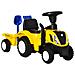 Trattore Per Bambini Cavalcabile Con Rimorchio, Rastrello E Pala 12-36 Mesi - Giallo - Foto miniatura 1