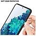 Custodia Compatibile Con Samsung Galaxy S20 Fe In Blu - Nero - Coperchio Protettivo Bicolore In Vetro Temperato E Silicone Tpu - Foto miniatura 5
