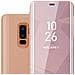 Custodia Compatibile Con Samsung Galaxy S9 Plus In Kunzit Rosa - Clear View Specchio Coperchio Protettivo Con Funzione Di Supporto Protezione A 360 Gradi - Foto miniatura 1