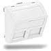 Dts-2c Rw1 Bianco Placca Per Interruttori E Coperchio Per Presa - Foto miniatura 1