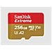 EXTREME MICROSDXC 256GB+SD ADAPATER 190MB / S 130MB / S A2 C10 - Foto miniatura 1