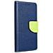 Maxy Custodia Book Orizzontale Silicone Case Per Samsung Galaxy S22 S901 Navy-lime - Foto miniatura 1