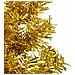 Albero Natale Artificiale Sottile A Metà Con Supporto Oro 120cm - Foto miniatura 8