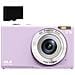 Fotocamera Digitale 48mp 2.7k Fhd 16x Zoom Digitale, Webcam, Autofocus Lightpurple - Foto miniatura 8