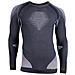 Evolution Base Layer Shirt Long Sleeves - Anthracite Melange-blue-yellow Shiny Xxl - Foto miniatura 1