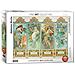 Puzzle Eurographics Quattro Stagioni Di Alphonse Maria Mucha (1000 Pezzi) - Foto miniatura 1