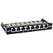 Inline Patch Panel Cat.6a 0.5u A 8 Vie, Nero, Protezione Antipolvere - Foto miniatura 3