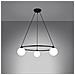 Lampadario Yoli 3 Sl. 1213 - Moderno Lampadari Nero 98x65x65 Cm - Foto miniatura 3