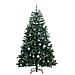 Albero Natale Incernierato Con 300 Led E Palline 240 Cm - Foto miniatura 4