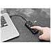 Hub Usb 3.0, 4 Porte, Attivabile, Alloggiamento In Alluminio (usb3.0 Hub 4-port Switch Alu - Switch Aluminium Ca - Foto miniatura 5