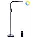 Lampada Da Terra A Led Aries Con Dimmer Metallo Nero - Foto miniatura 7