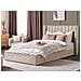 Letto Matrimoniale Ad Acqua Velluto Beige Con Panca Portaoggetti 180 X 200 Cm Noyers - Foto miniatura 1