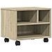 Supporto Per Stampante Con Ruote Rovere Sonoma 41x32x34,5 Cm - Foto miniatura 1