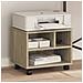 Supporto Per Stampante Con Ruote Rovere Sonoma 41x32x34,5 Cm - Foto miniatura 8