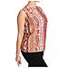 Blusa Canotta Floreale In Puro Cotone Stampa Carretto - It46-xl - Foto miniatura 5
