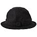 Cappello Cappello Fedora Trilby In Lana Vergine Grigia - 56 Cm-xs - Foto miniatura 5
