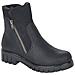 Black Casual Closed Ladies Mid Height Boots Stivaletti Pelle Sintetica Scarpe Donna Nero Eu 37, X2681-00 - Foto miniatura 1