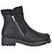 Black Casual Closed Ladies Mid Height Boots Stivaletti Pelle Sintetica Scarpe Donna Nero Eu 37, X2681-00 - Foto miniatura 2
