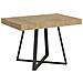 Tavolo allungabile 80x120/204 cm Abbraccio quercia natura gambe antracite - Foto miniatura 1