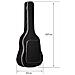 Custodia Per Chitarra Acustica Da 40-41 Pollici Con Imbottitura 10t Black - Foto miniatura 1