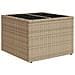 Set Divani da Giardino 7 pz con Cuscini Beige in Polyrattan - Foto miniatura 7