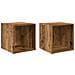 Armadi a muro 2 pz Legno Antico 37x37x37 cm Legno ingegnerizzato - Foto miniatura 1