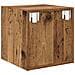 Armadi a muro 2 pz Legno Antico 37x37x37 cm Legno ingegnerizzato - Foto miniatura 8