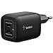 ENA007KQBK Caricabatterie per dispositivi mobili Cuffie, Computer portatile, Console portatile, Smartphone Nero AC Ricarica rapida Interno - Foto miniatura 4