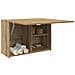 Mobiletto da Bagno Rovere Artigianale 60x25x40 cm Truciolato - Foto miniatura 4
