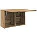 Mobiletto da Bagno Rovere Artigianale 60x25x40 cm Truciolato - Foto miniatura 5