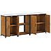 Set di Stoccaggio per Cucina 3 pcs Ruggine 210 x 50 x 92 cm - Foto miniatura 8