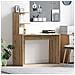 Scrivania con lo scaffale rovere artigianale 102 x 50 x 124 cm - Foto miniatura 2