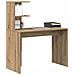 Scrivania con lo scaffale rovere artigianale 102 x 50 x 124 cm - Foto miniatura 3