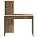 Scrivania con lo scaffale rovere artigianale 102 x 50 x 124 cm - Foto miniatura 4