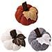 Set Di 3 Piccole Zucche Lavorate A Maglia Per Decorazioni Del Ringraziamento - Decorazioni Per La Raccolta Autunnale - Foto miniatura 1