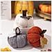 Set Di 3 Piccole Zucche Lavorate A Maglia Per Decorazioni Del Ringraziamento - Decorazioni Per La Raccolta Autunnale - Foto miniatura 2