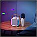 Altoparlante Karaoke Bluetooth Portatile (edizione Base) Con Due Microfoni E Altoparlante Beige - Foto miniatura 6