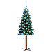 Albero di Natale snodato con 150 LED con supporto Verde 150 cm - Foto miniatura 4